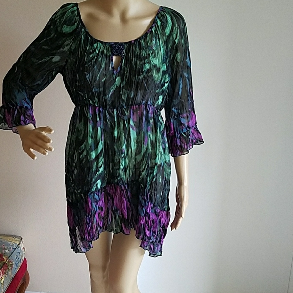 Multi coloured tunic